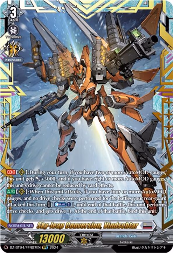 Sky-leap Conversion, Vindschtar - FFR (DZ-BT04/FFR07EN)