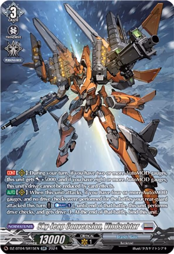 Sky-leap Conversion, Vindschtar - SR (DZ-BT04/SR15EN)