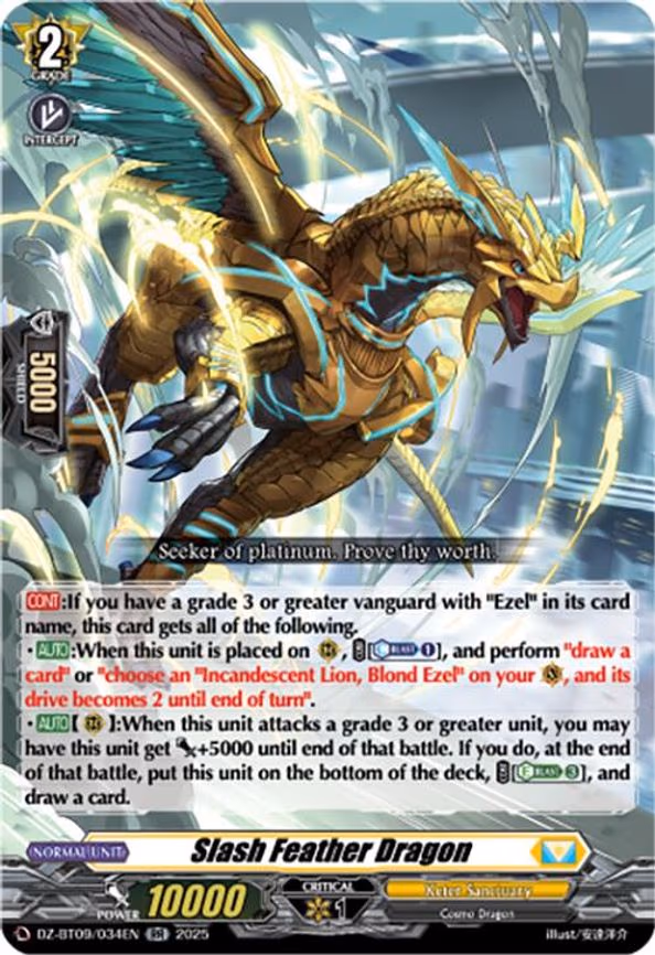 Slash Feather Dragon - RR (DZ-BT09/034EN)