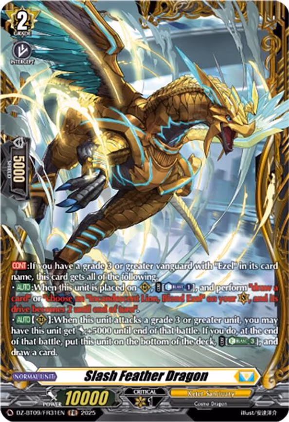 Slash Feather Dragon - Frame Rare (DZ-BT09/FR31EN)