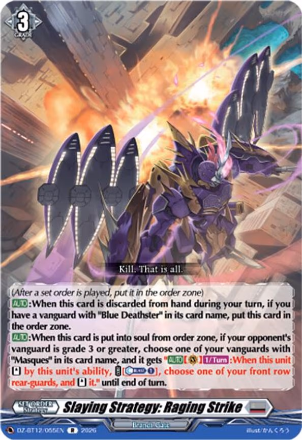 Slaying Strategy: Raging Strike - R (DZ-BT12/055EN)