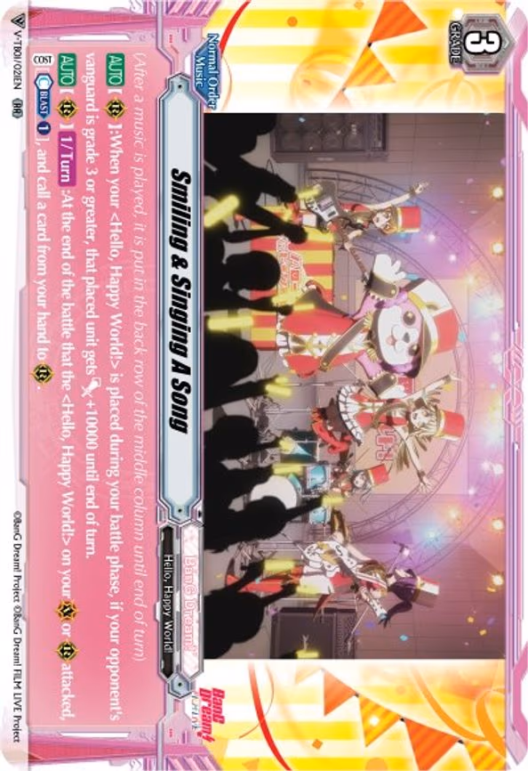 Smiling & Singing A Song - RR (V-TB01/021EN)