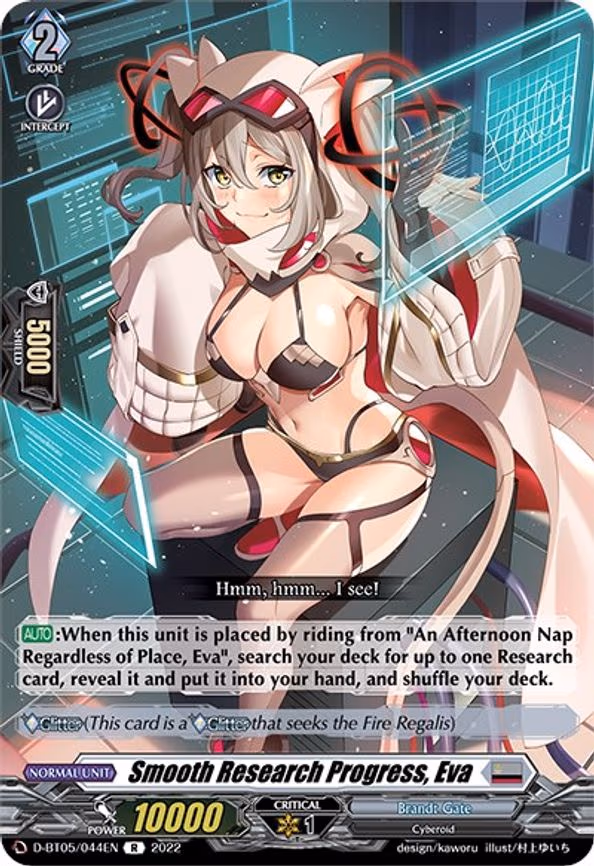 Smooth Research Progress, Eva - R (D-BT05/044EN)