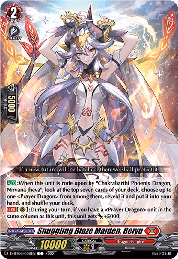 Snuggling Blaze Maiden, Reiyu - C (D-BT06/059EN)
