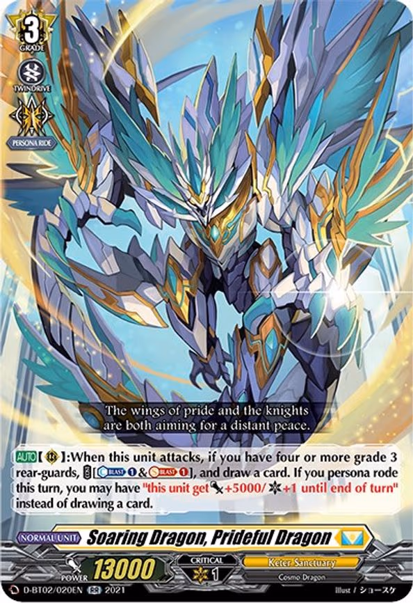 Soaring Dragon, Prideful Dragon - RR (D-BT02/020EN)