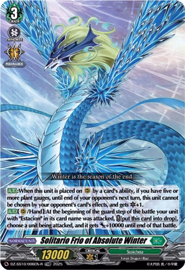 Solitario Frio of Absolute Winter - Trial Deck Rare (DZ-SS10/006EN-R)
