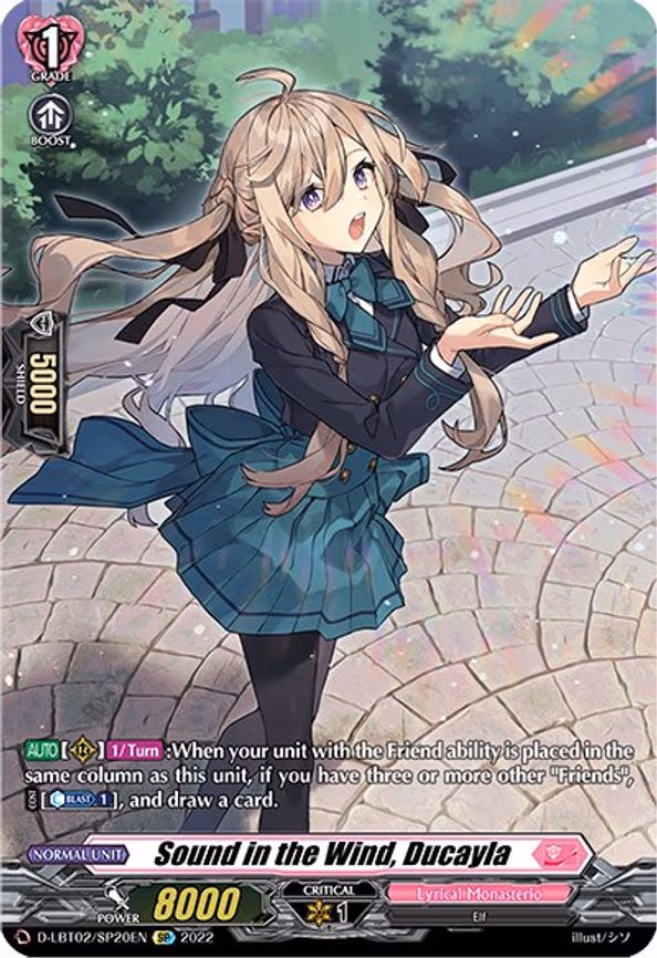 Sound in the Wind, Ducayla - SP (D-LBT02/SP20EN)