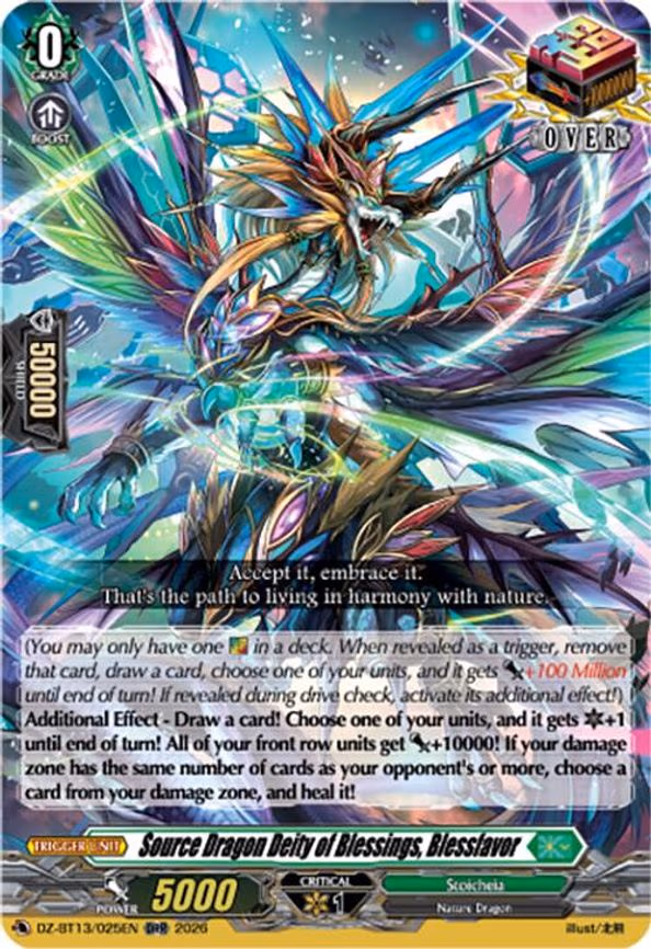 Source Dragon Deity of Blessings, Blessfavor