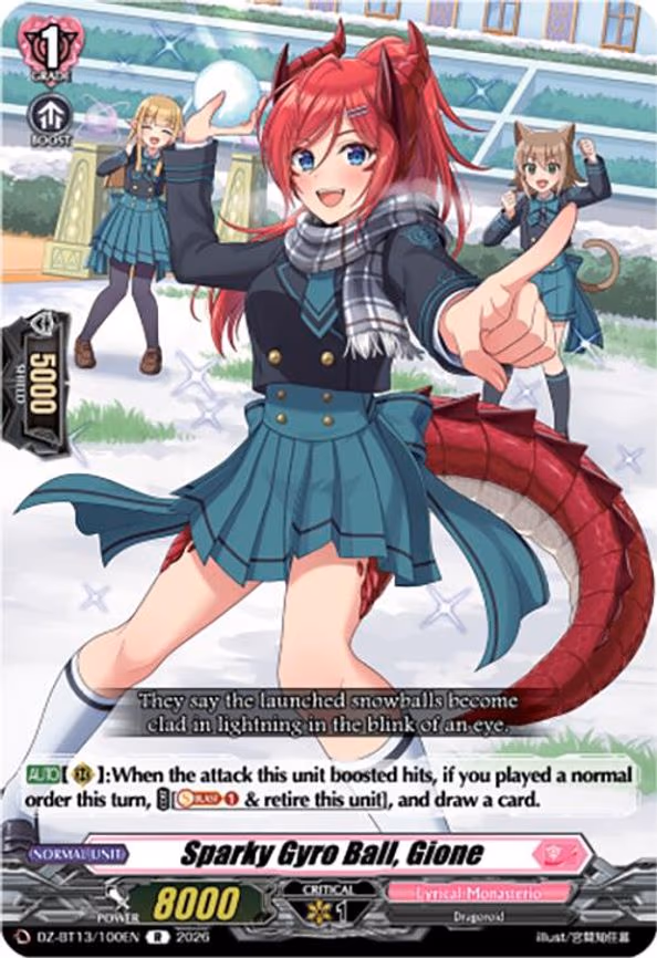 Sparky Gyro Ball, Gione - R (DZ-BT13/100EN)