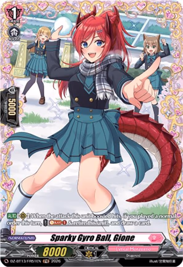 Sparky Gyro Ball, Gione - Frame Rare (DZ-BT13/FR51EN)
