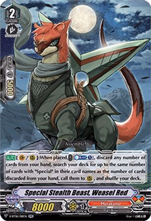 Special Stealth Beast, Weasel Red - RR (V-BT06/018EN)