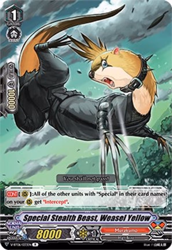 Special Stealth Beast, Weasel Yellow - R (V-BT06/033EN)