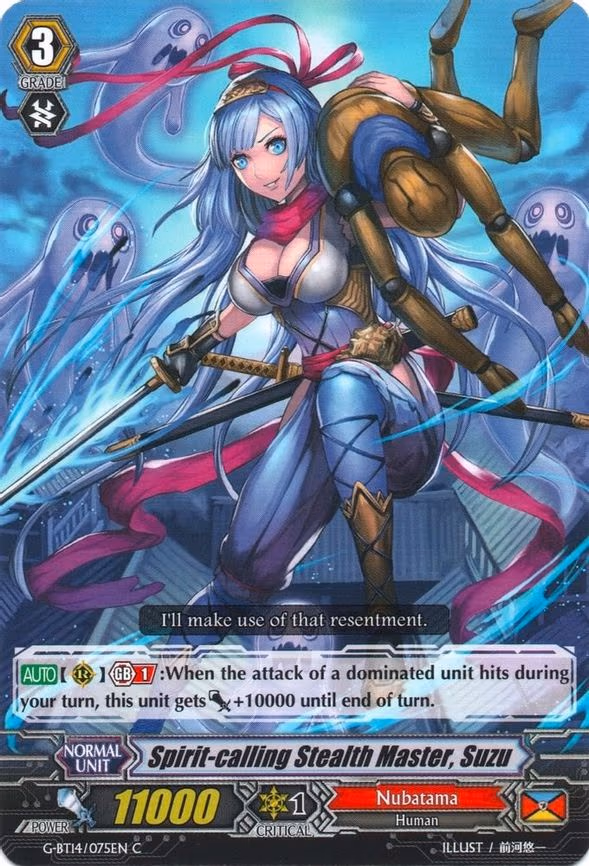 Spirit-calling Stealth Master, Suzu - C (G-BT14/075EN)
