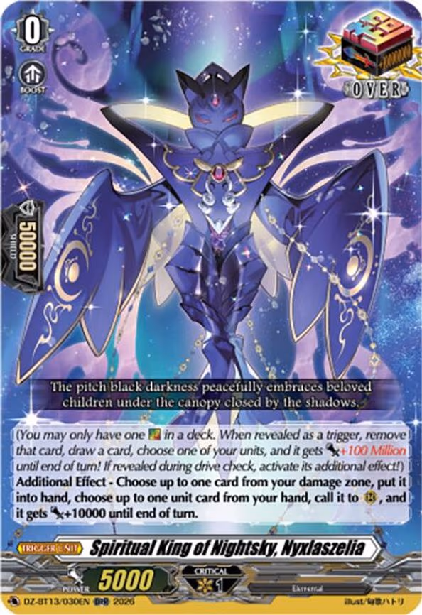 Spiritual King of Nightsky, Nyxlaszelia - ORR (DZ-BT13/030EN)
