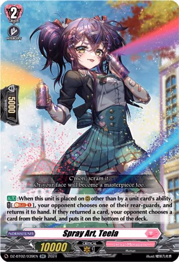 Spray Art, Teela - RR (DZ-BT02/039EN)