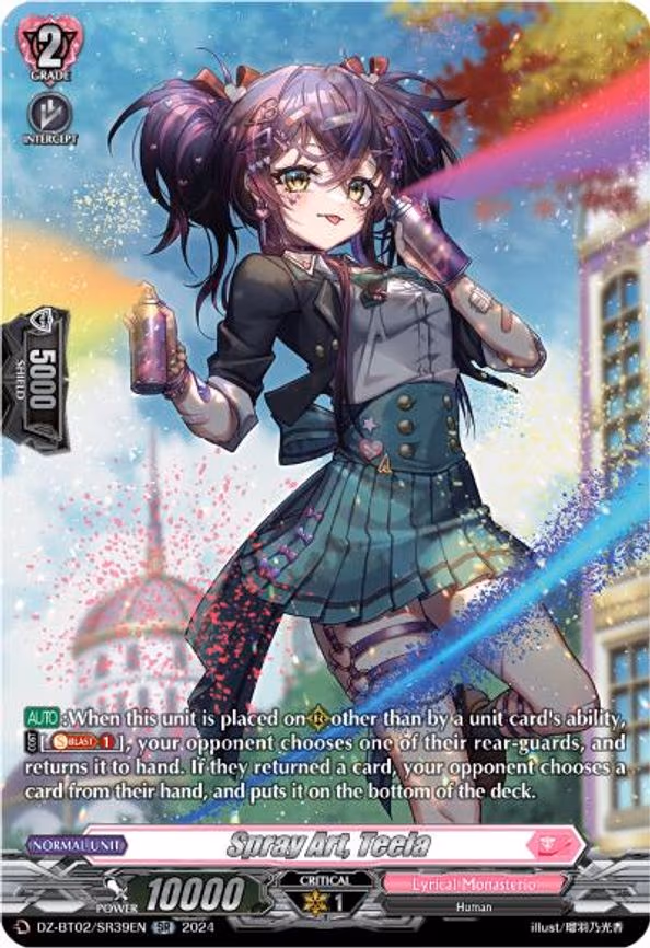 Spray Art, Teela - SR (DZ-BT02/SR39EN)