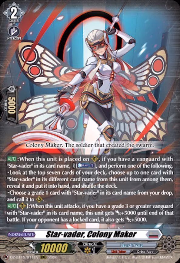 Star-vader, Colony Maker - RRR (DZ-BT15/011EN)