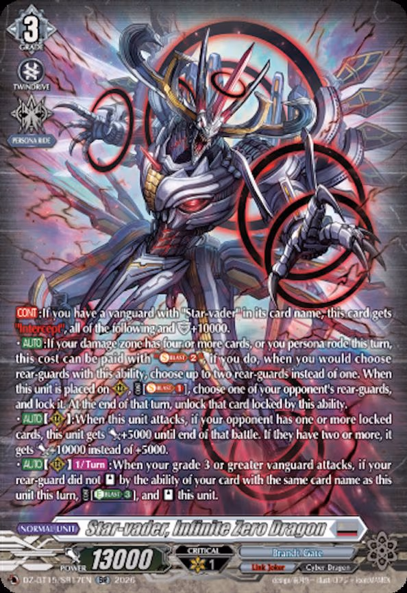 Star-vader, Infinite Zero Dragon - SR (DZ-BT15/SR17EN)