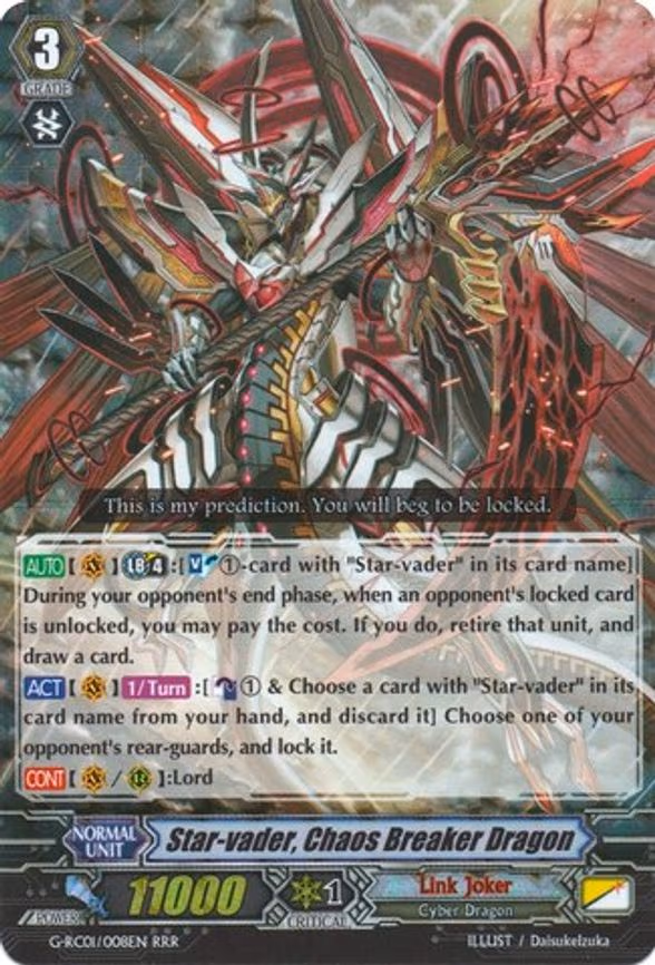 Star-vader, Chaos Breaker Dragon - RRR (G-RC01/008EN)