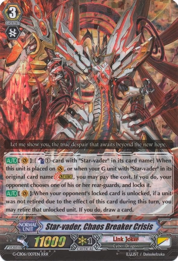Star-vader, Chaos Breaker Crisis - RRR (G-CB06/007EN)