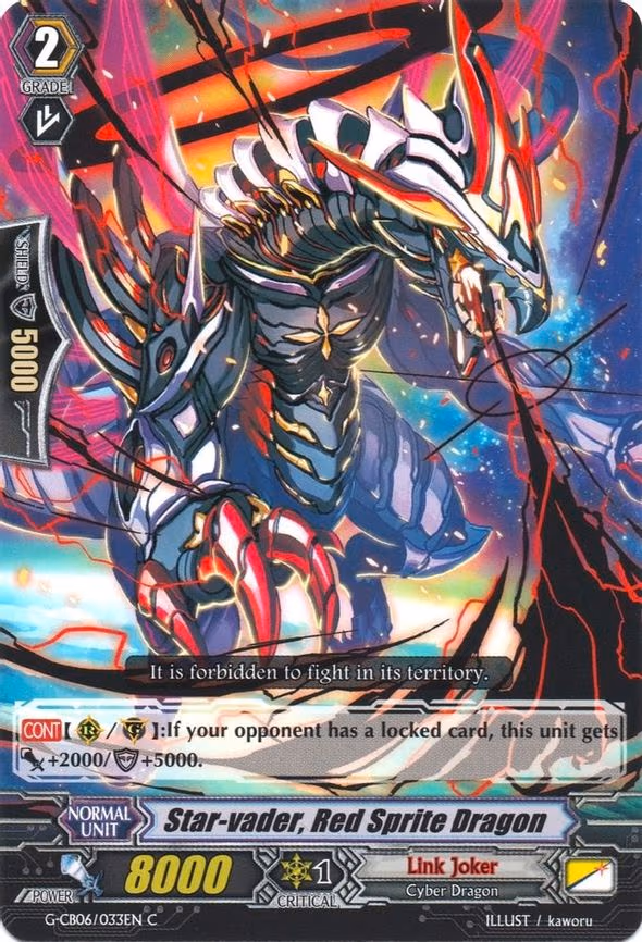 Star-vader, Red Sprite Dragon - C (G-CB06/033EN)
