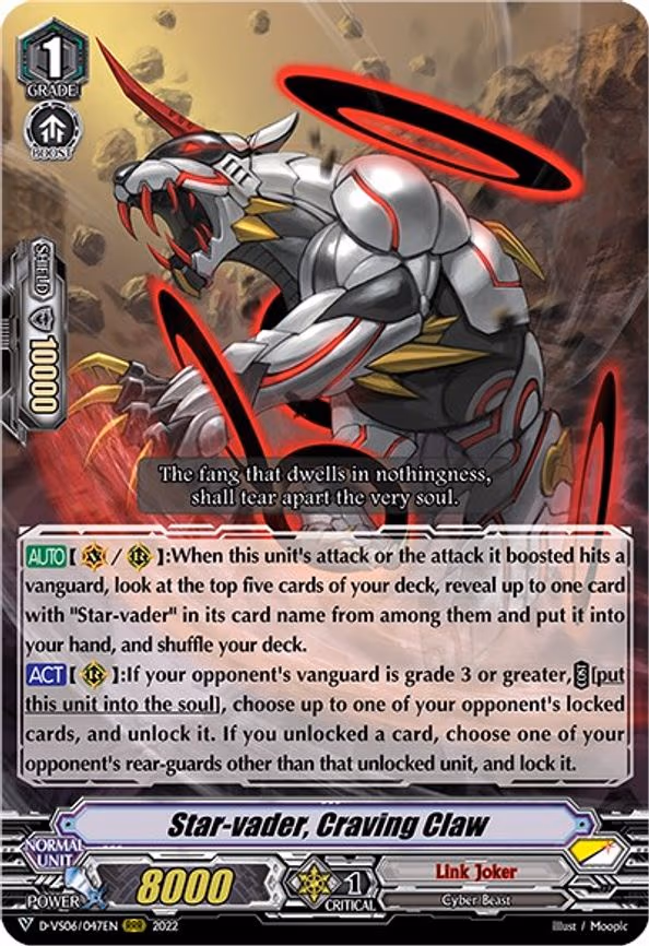 Star-vader, Craving Claw - RRR (D-VS06/047EN)