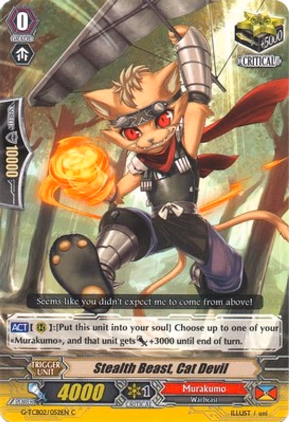 Stealth Beast, Cat Devil - C (G-TCB02/052EN)