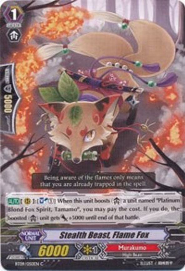 Stealth Beast, Flame Fox - C (BT09/050EN)
