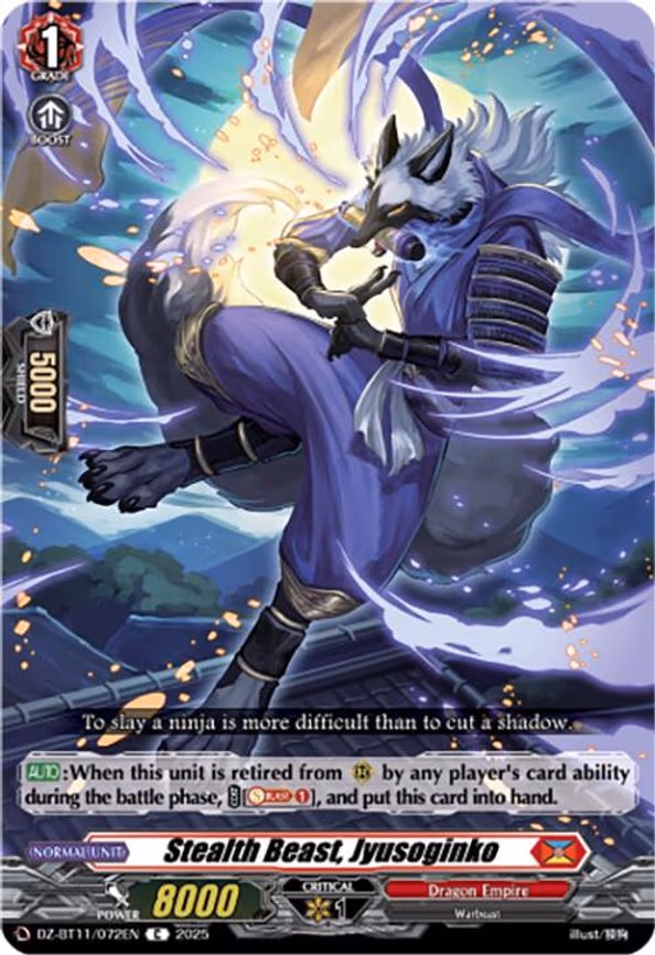 Stealth Beast, Jyusoginko - C (DZ-BT11/072EN)