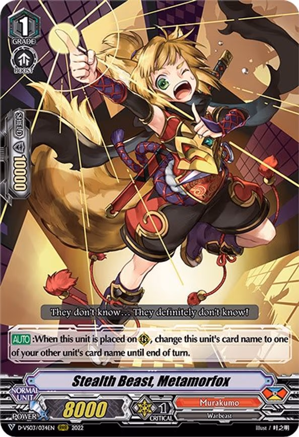 Stealth Beast, Metamorfox - RRR (D-VS03/034EN)