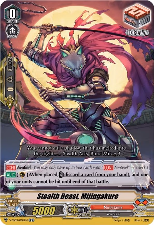 Stealth Beast, Mijingakure - RR (V-SS03/008EN)