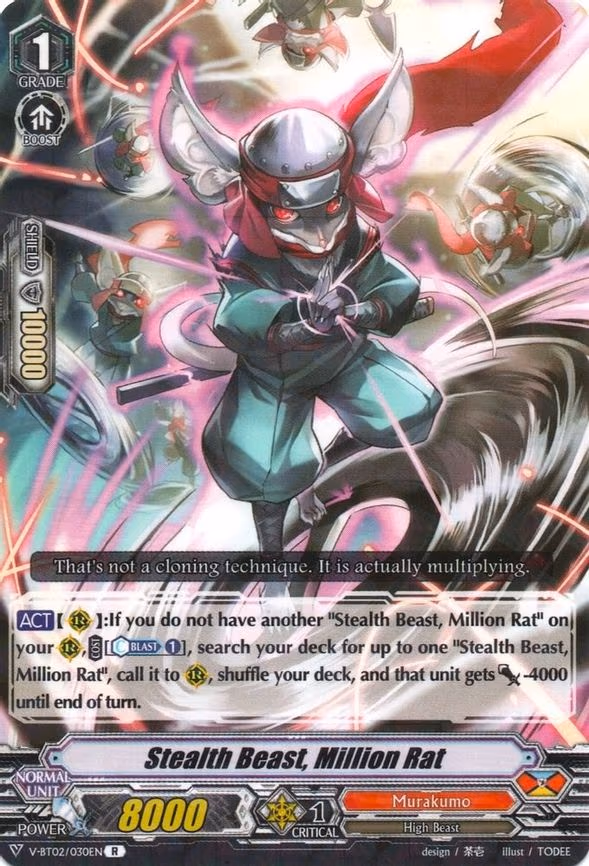Stealth Beast, Million Rat - R (V-BT02/030EN)