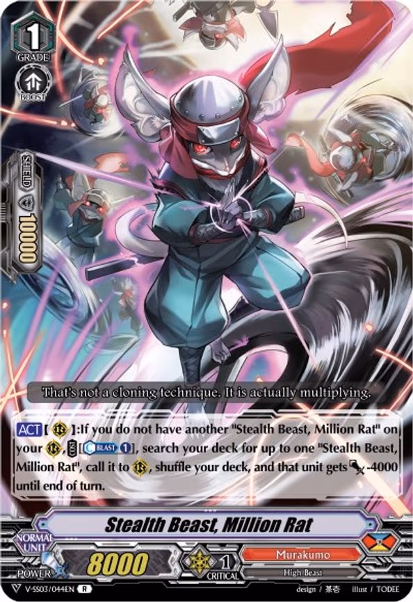 Stealth Beast, Million Rat - R (V-SS03/044EN)