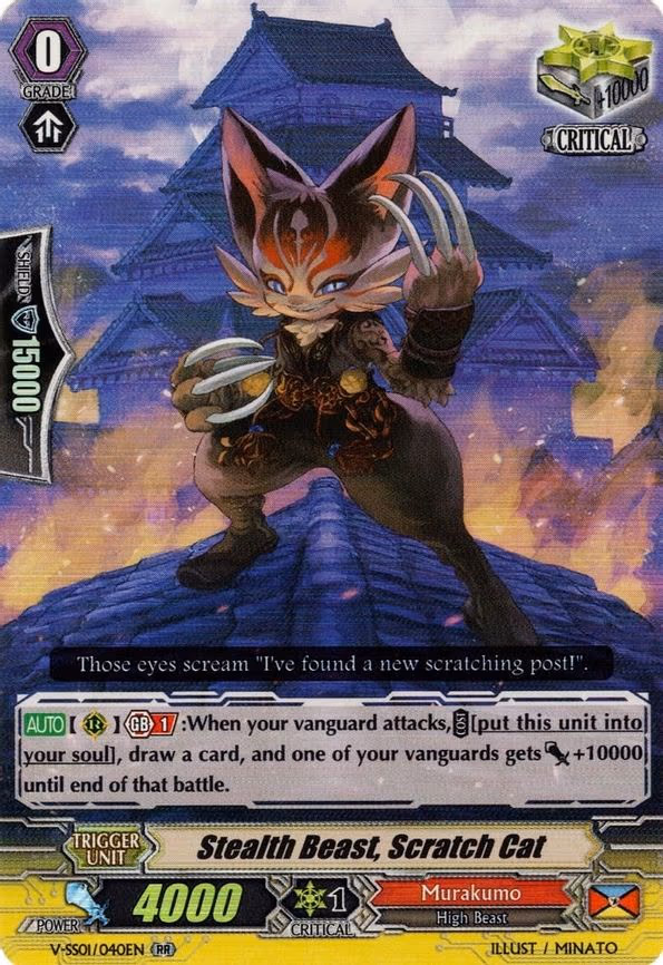Stealth Beast, Scratch Cat - RR (V-SS01/040EN)