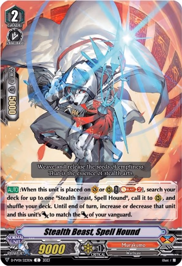 Stealth Beast, Spell Hound - C (D-PV01/323EN)