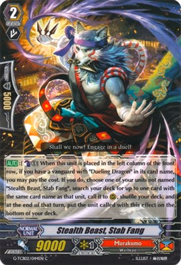 Stealth Beast, Stab Fang - C (G-TCB02/044EN)