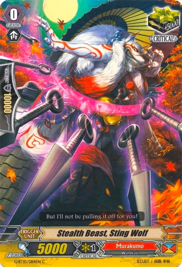 Stealth Beast, Sting Wolf - C (G-BT10/084EN)