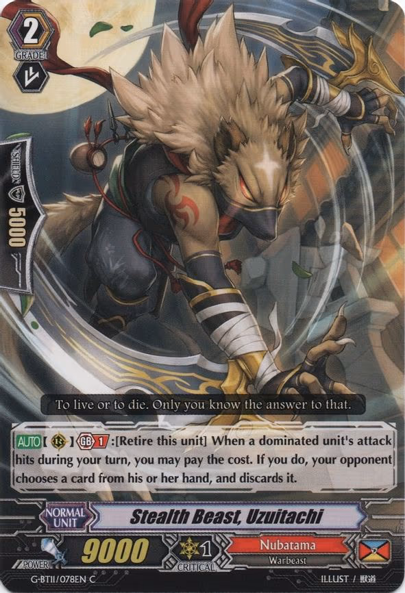 Stealth Beast, Uzuitachi - C (G-BT11/078EN)