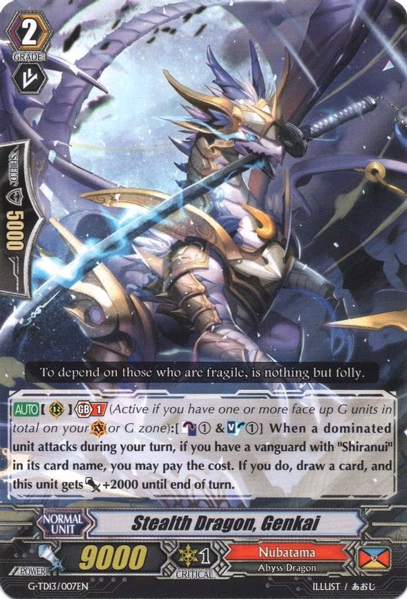 Stealth Dragon, Genkai