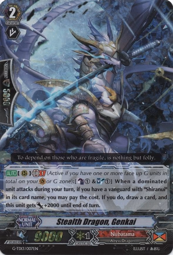 Stealth Dragon, Genkai