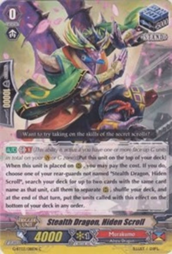 Stealth Dragon, Hiden Scroll - C (G-BT03/081EN)