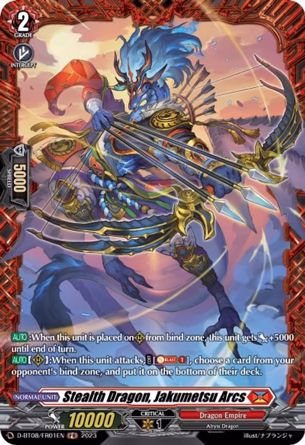 Stealth Dragon, Jakumetsu Arcs - FR (D-BT08/FR01EN)