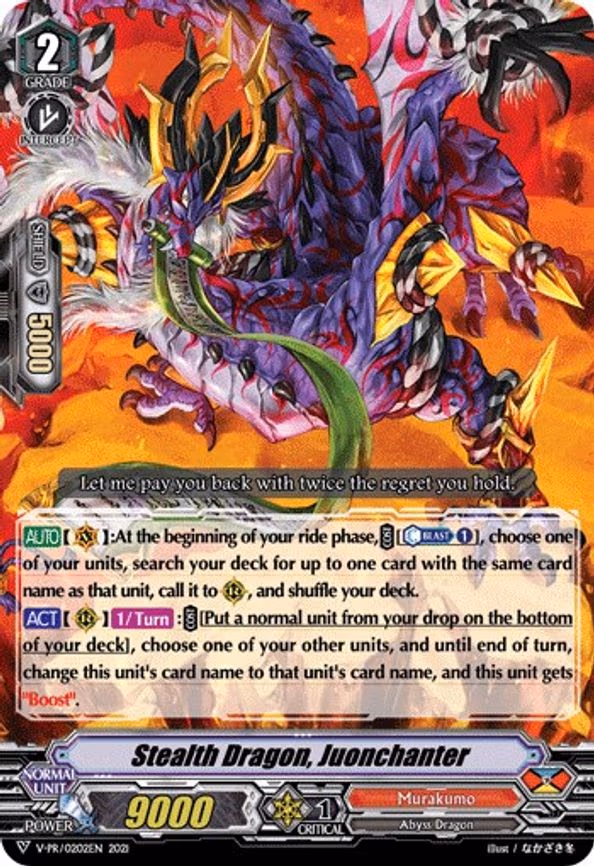 Stealth Dragon, Juonchanter - PR (V-PR/0202EN)
