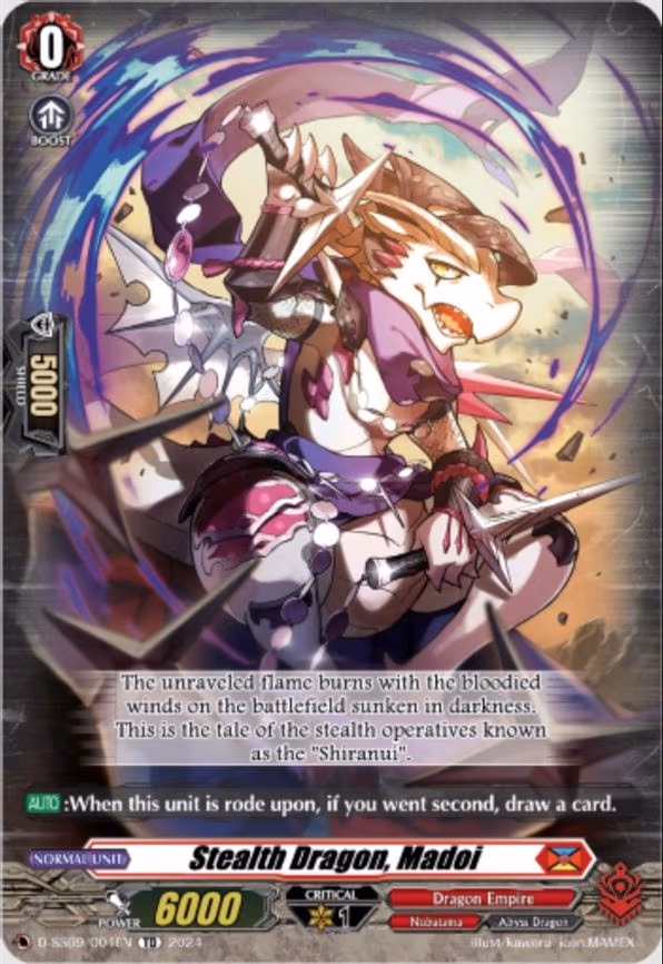 Stealth Dragon, Madoi
