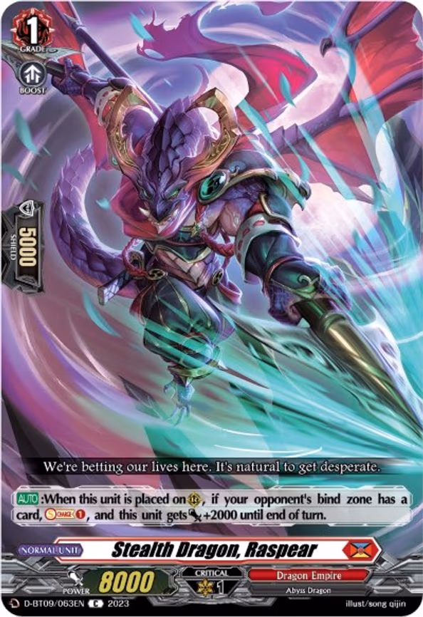 Stealth Dragon, Raspear - C (D-BT09/063EN)