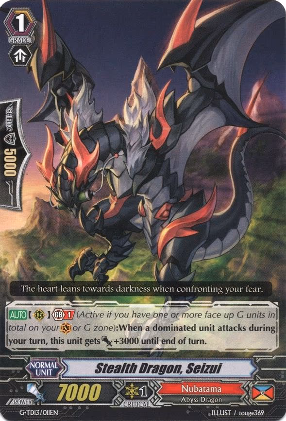 Stealth Dragon, Seizui