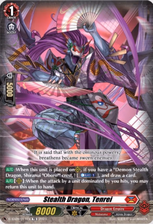Stealth Dragon, Tenrei