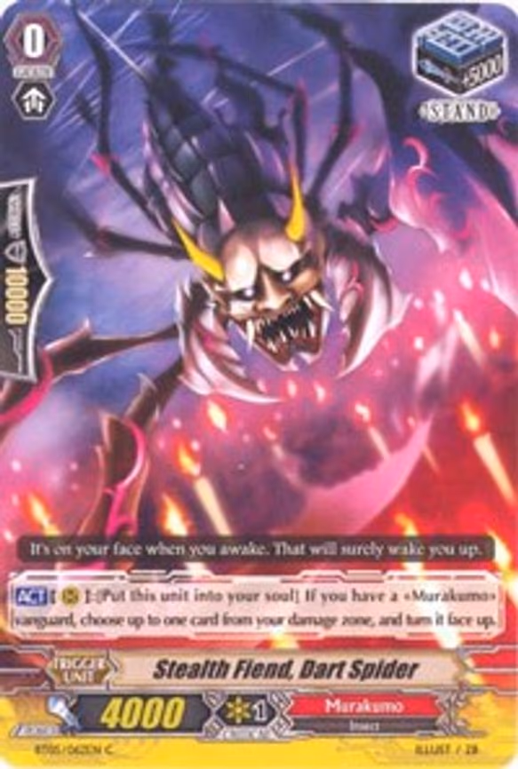 Stealth Fiend, Dart Spider - C (BT05/062EN)