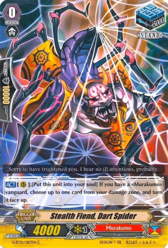 Stealth Fiend, Dart Spider - C (G-BT10/087EN)
