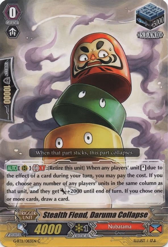 Stealth Fiend, Daruma Collapse - C (G-BT11/083EN)
